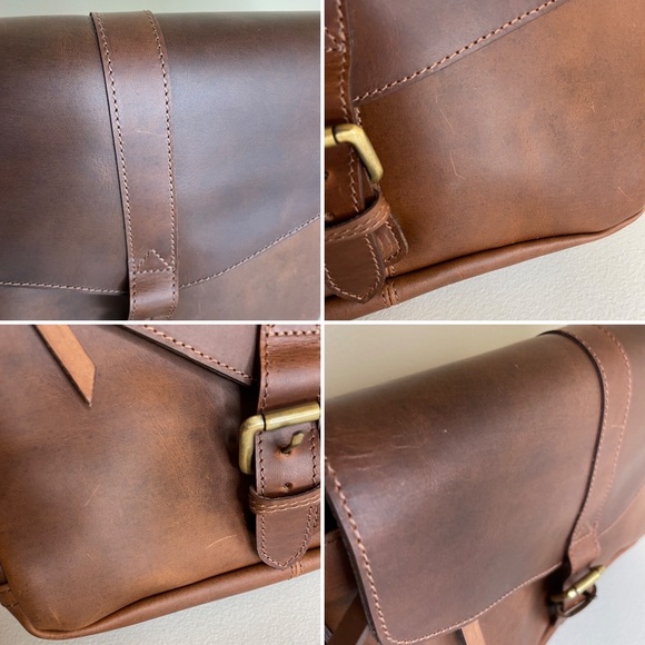 New Montana Hudson Mabel Handcrafted Leather Purse - Picture 12 of 15